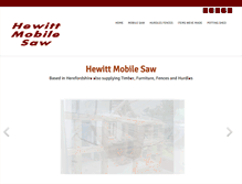 Tablet Screenshot of hewittmobilesaw.co.uk